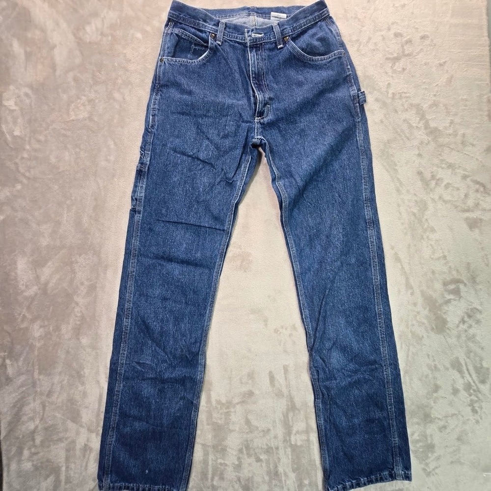Key Industries Mens Denim Painter Pants Blue Workwear Jeans W32 L36 FS3163